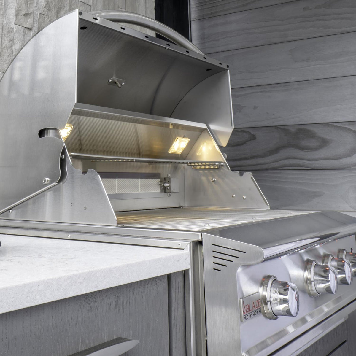 Blaze Professional LUX 44-Inch Built-In Grill - Installed Lifestyle