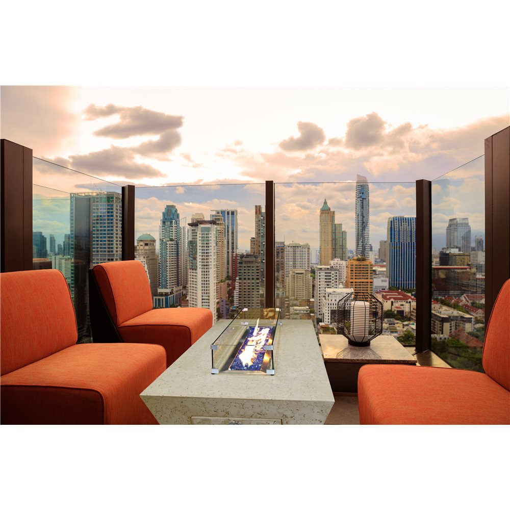 Olympus LP Rectangle Fire Pit