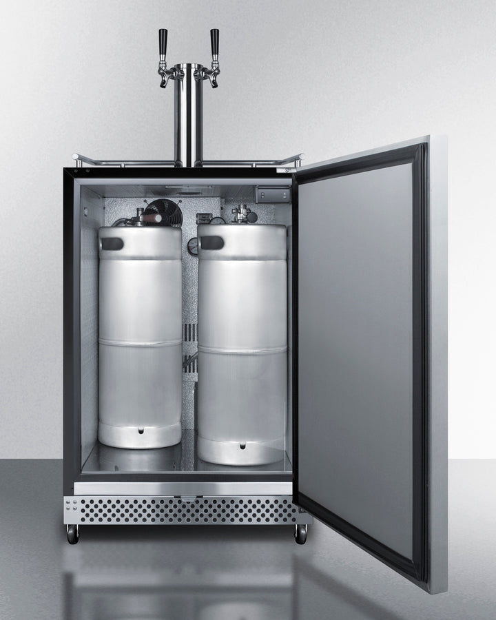 SUMMIT 24-Inch Wide Built-In Outdoor Kegerator