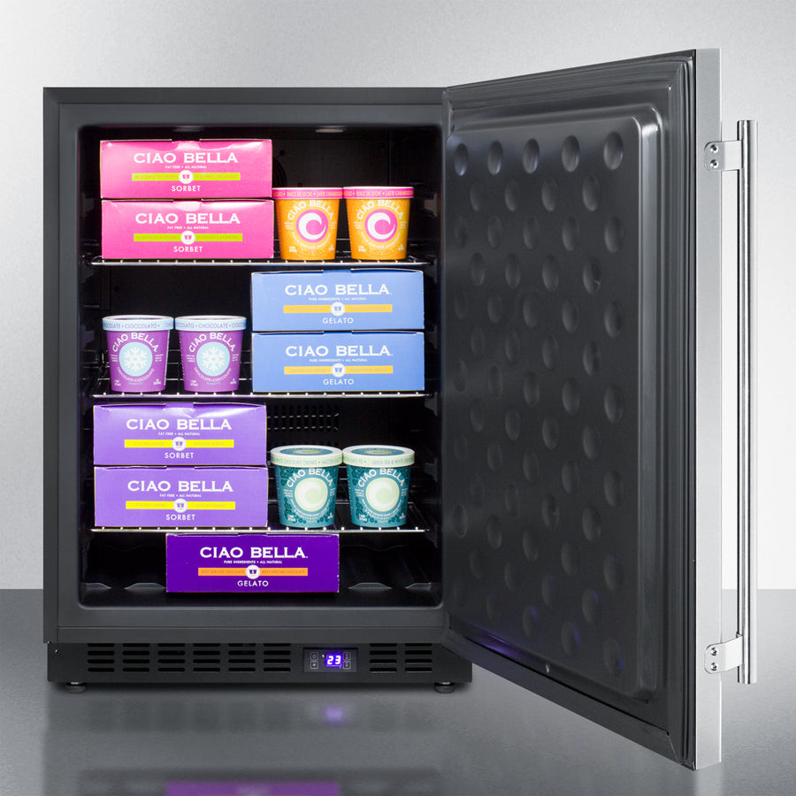SUMMIT 24-Inch Wide Outdoor All-Freezer