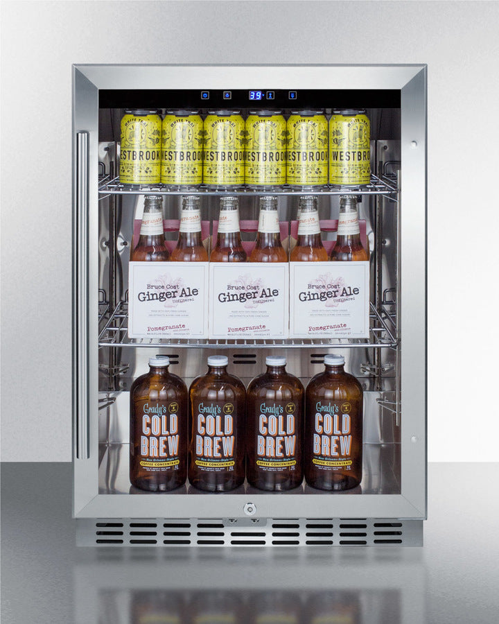 SUMMIT 24-Inch Wide Outdoor Beverage Center