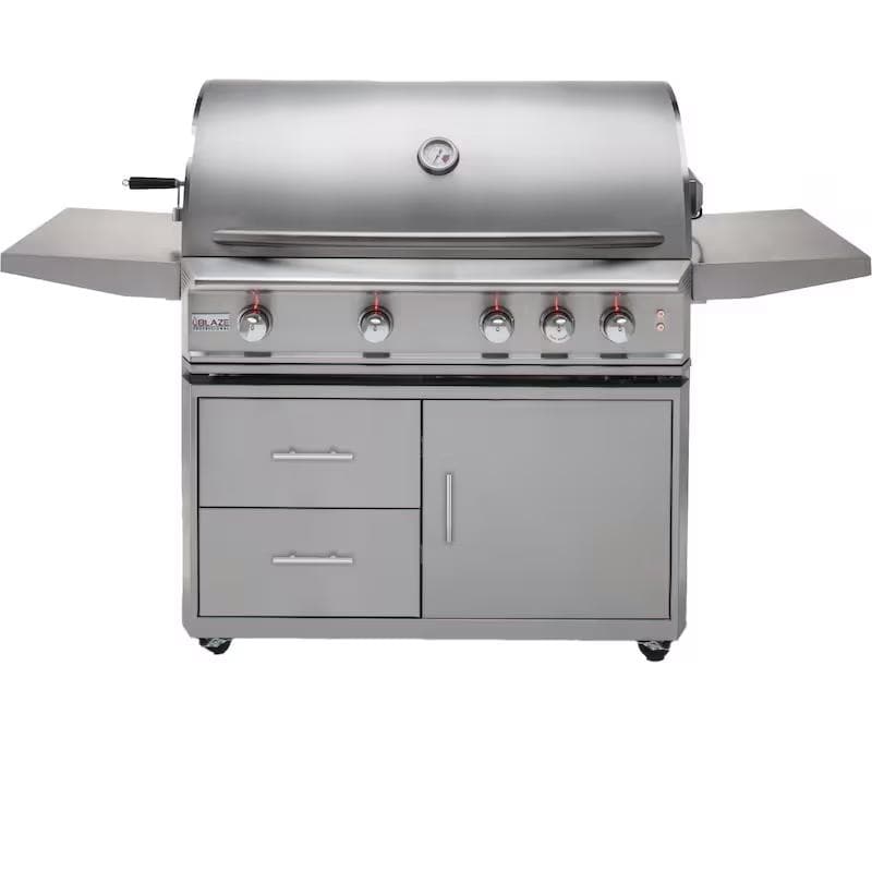 Blaze Professional LUX 44-Inch 4-Burner Freestanding Gas Grill With Rotisserie (BLZ-4PRO+CART)