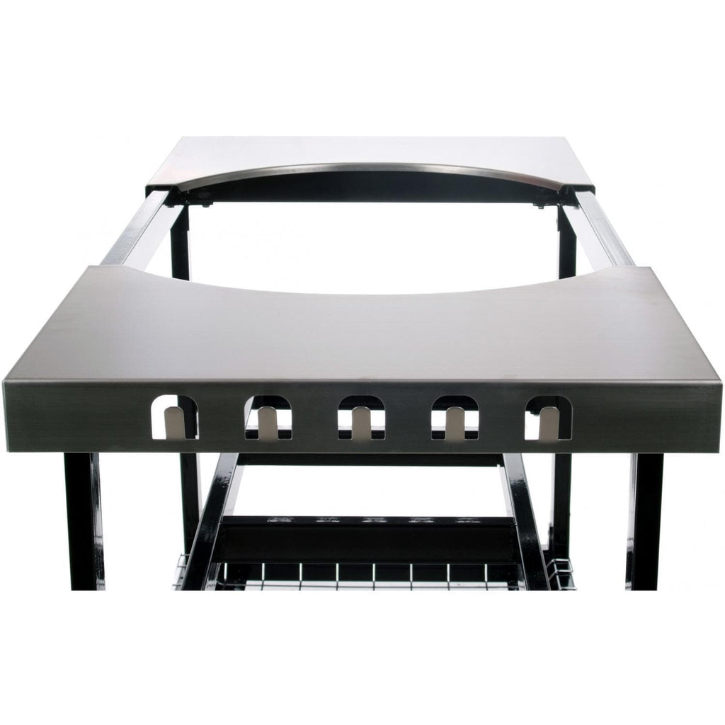 Primo Steel Cart for Oval Junior with Stainless Steel Side Tables