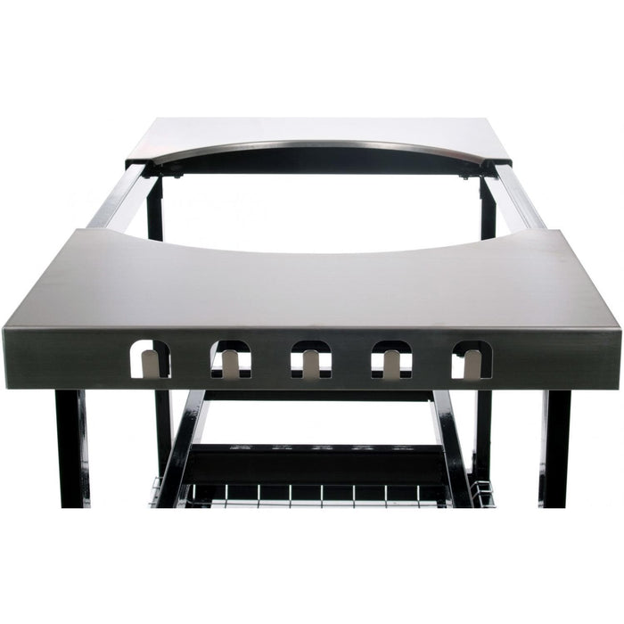Primo Steel Cart for Oval Junior with Stainless Steel Side Tables
