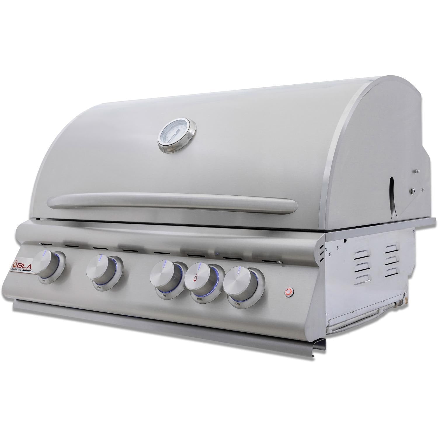 Blaze Golden Hour 10-Ft Outdoor Kitchen Island w/32-Inch Marine Grade LTE+ Propane Grill, Fridge & Sink (Various Colors)