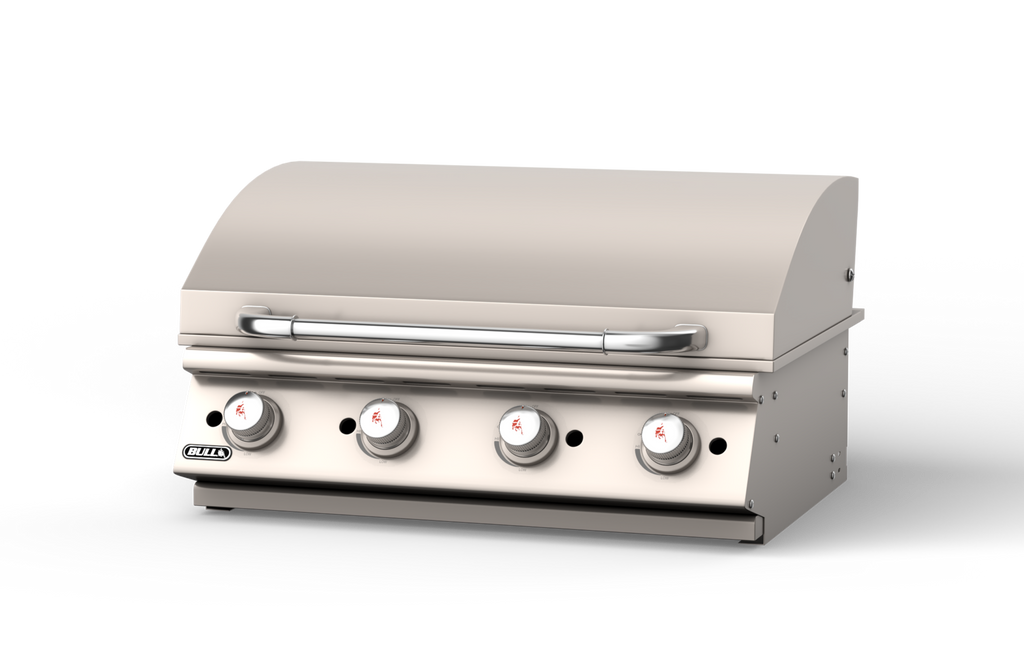 Bull 30-Inch 4-Burner Built-In Commercial Style Flat Top Griddle (92008/9)