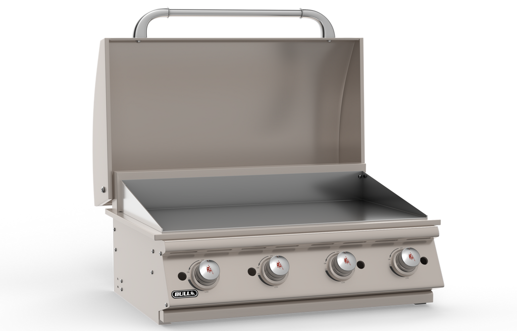 Bull 30-Inch 4-Burner Built-In Commercial Style Flat Top Griddle (92008/9)