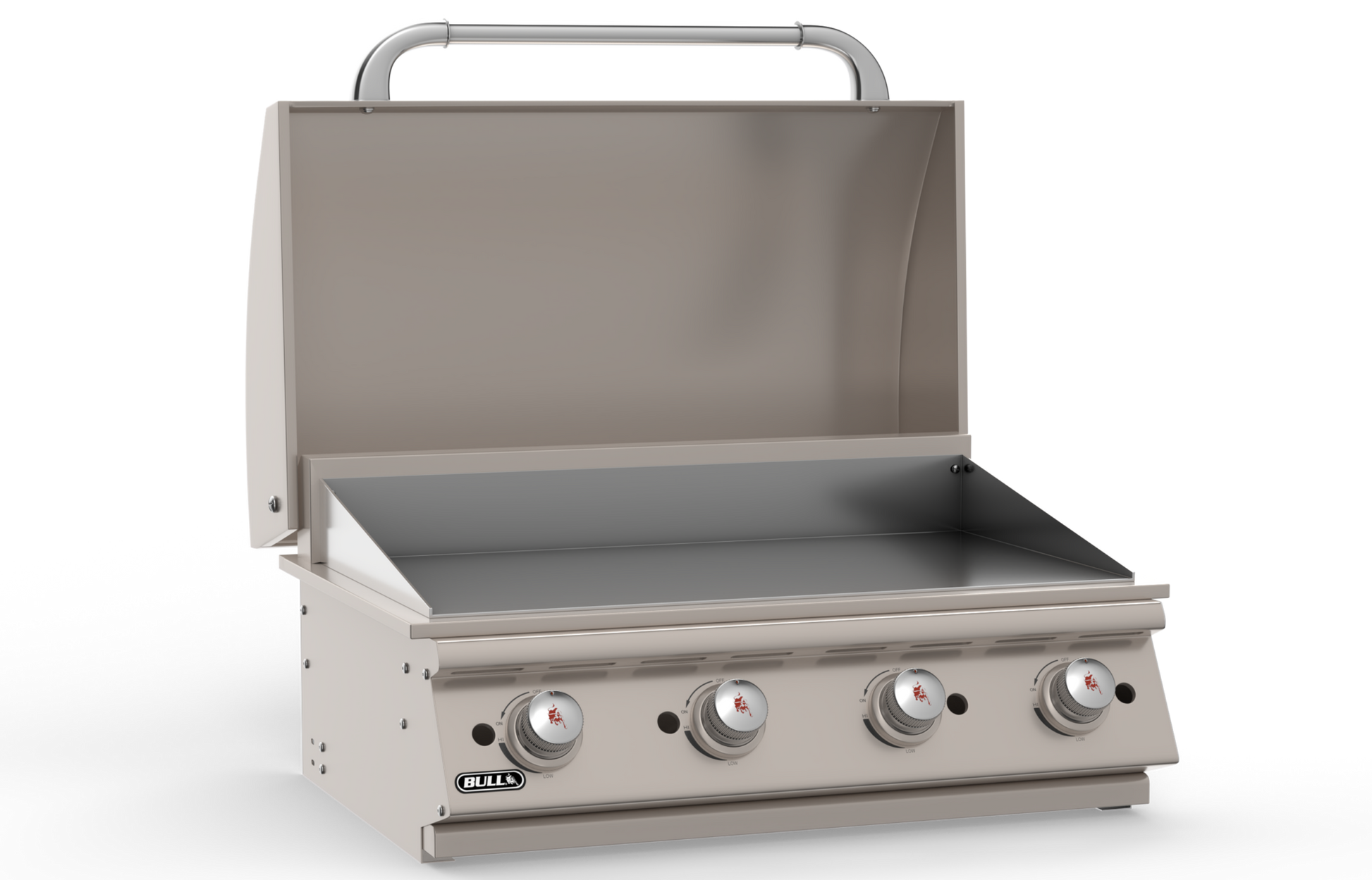 Bull 30-Inch 4-Burner Built-In Commercial Style Flat Top Griddle (92008/9)