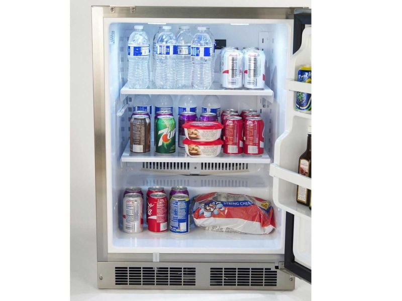 Fire Magic 24-Inch 5.1 Cu. Ft. Left Hinge Outdoor Rated Compact Refrigerator