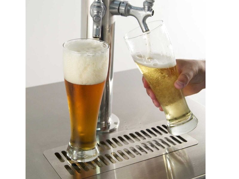 Fire Magic 24-Inch Left Hinge Outdoor Rated Dual Tap Kegerator