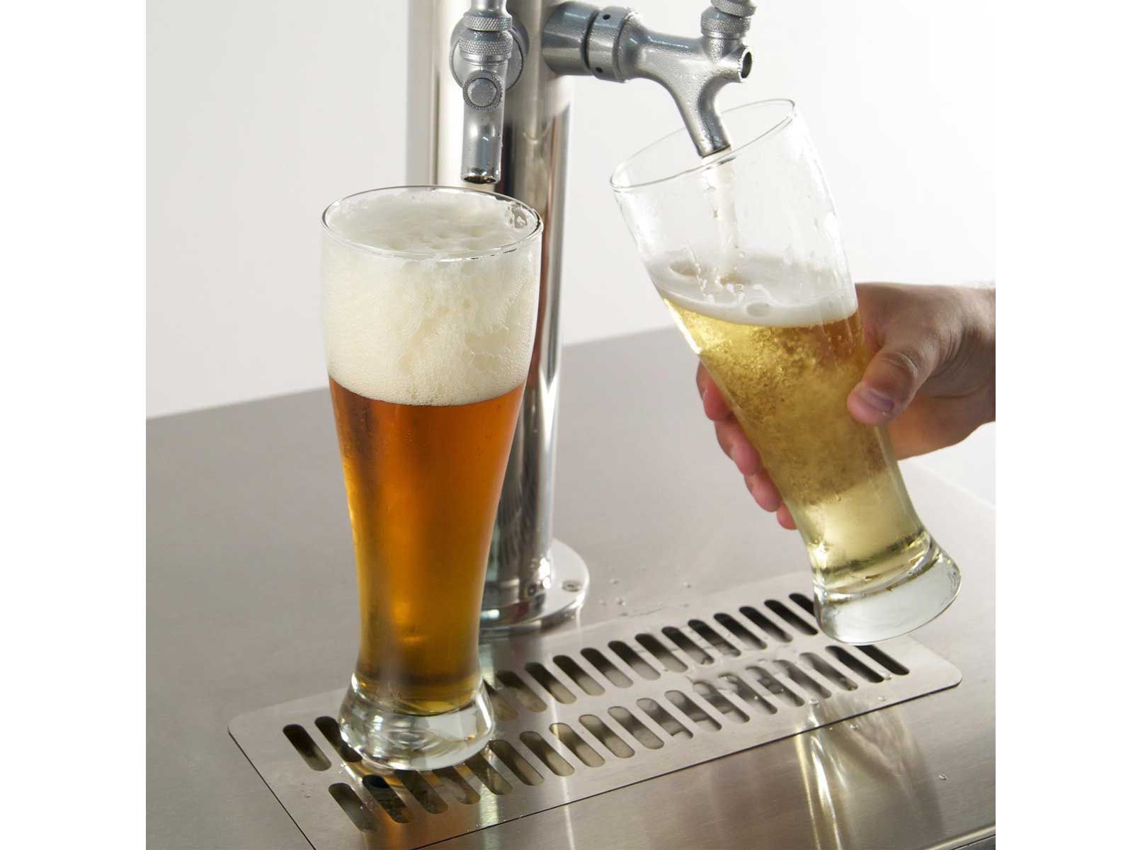 Fire Magic 24-Inch Left Hinge Outdoor Rated Dual Tap Kegerator