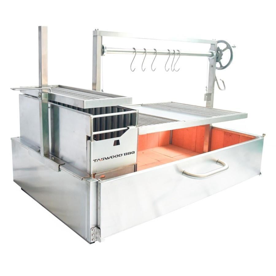 Tagwood BBQ XL Built-In Argentine Santa Maria Wood Fire & Charcoal Grill - BBQ25SS