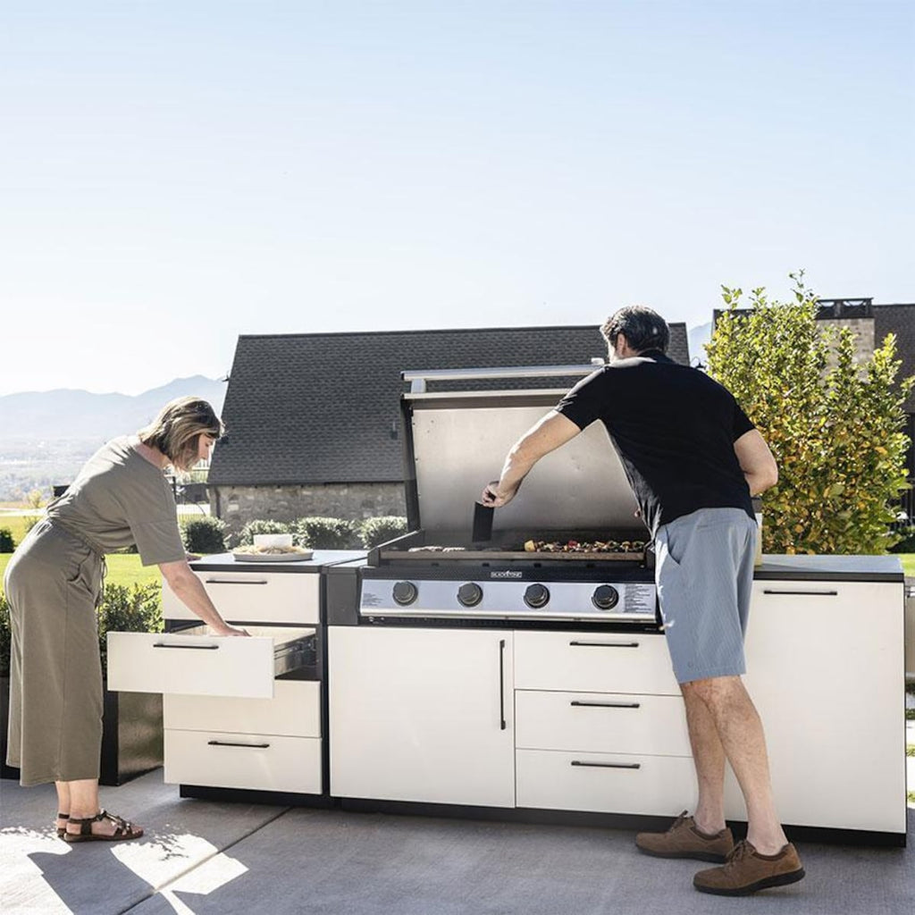 Blackstone 8 Ft Outdoor Kitchen Module Set w/ 36 Inch Built-In Natural Gas Griddle - KT24018