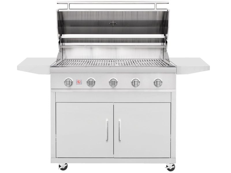 Summerset Sizzler 40-Inch 5-Burner Freestanding Gas Grill (SZR40+CART)