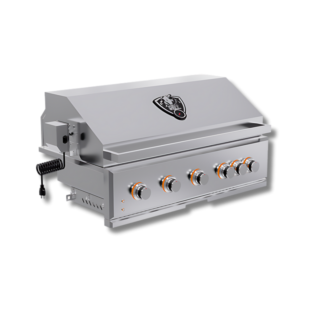 Parrilla de gas Bear Grill de 42 pulgadas y 5 quemadores 