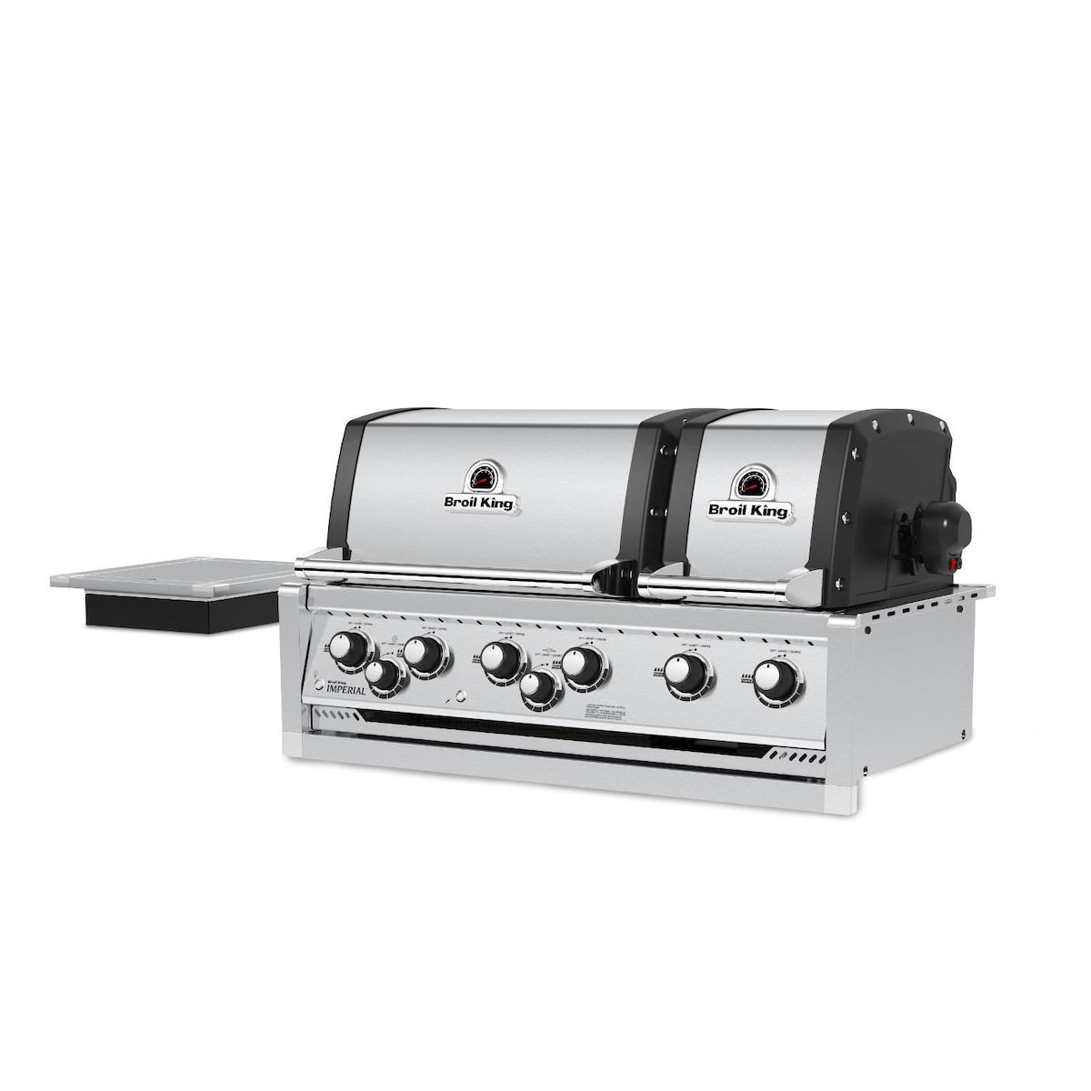 Broil King Imperial S690 6-Burner Built-In Gas Grill With Rotisserie & Side Burner