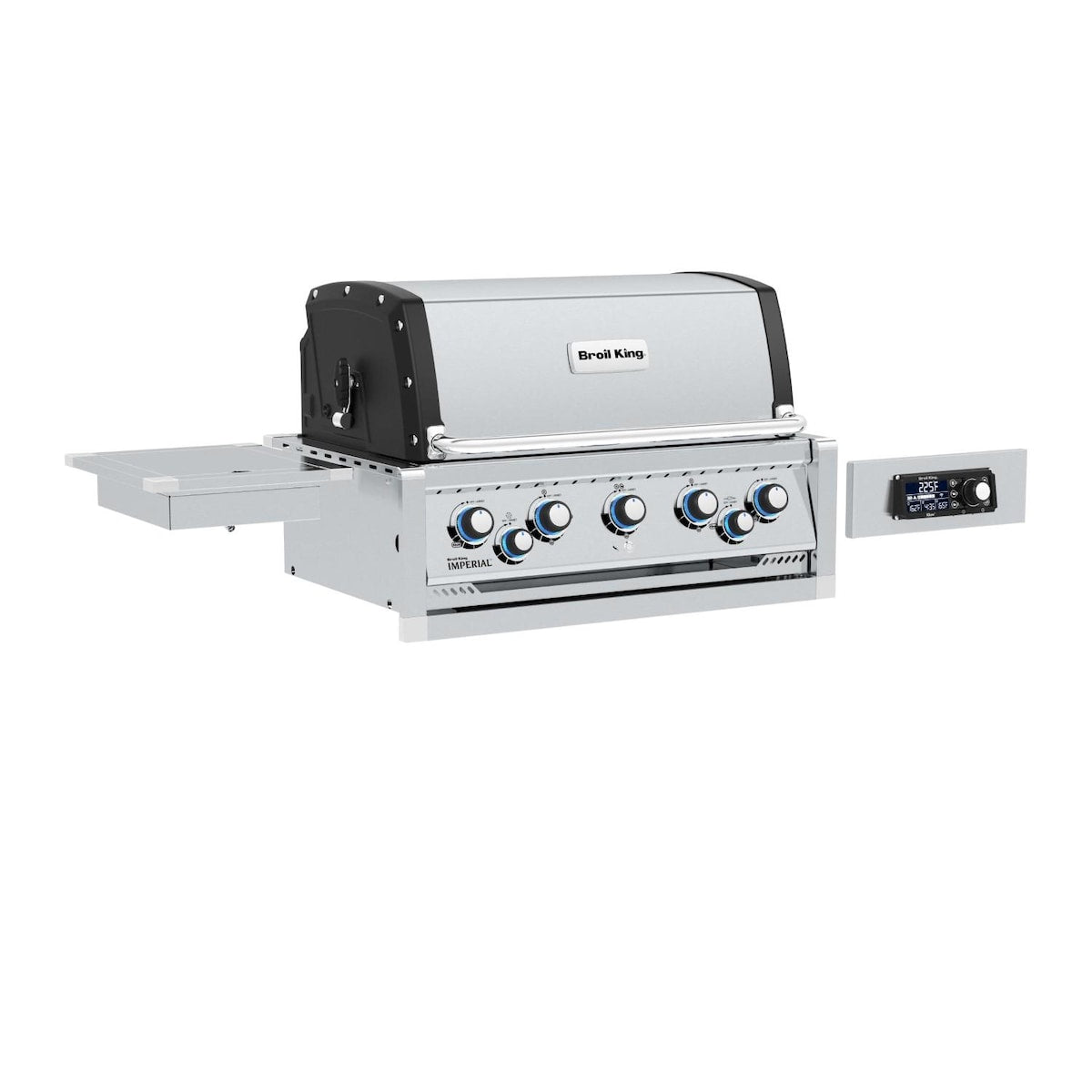 Broil King Imperial QS590 5-Burner Built-In Gas Grill With Rotisserie, Side Burner & iQue™ Technology Control