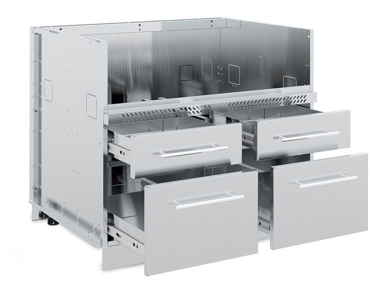 Broil King 8 1/2-Foot Outdoor Kitchen Island with Imperial QS 690i 6-Burner Gas Grill, Rotisserie, Side Burner, Sink & iQue™ Technology Control (Left Orientation)