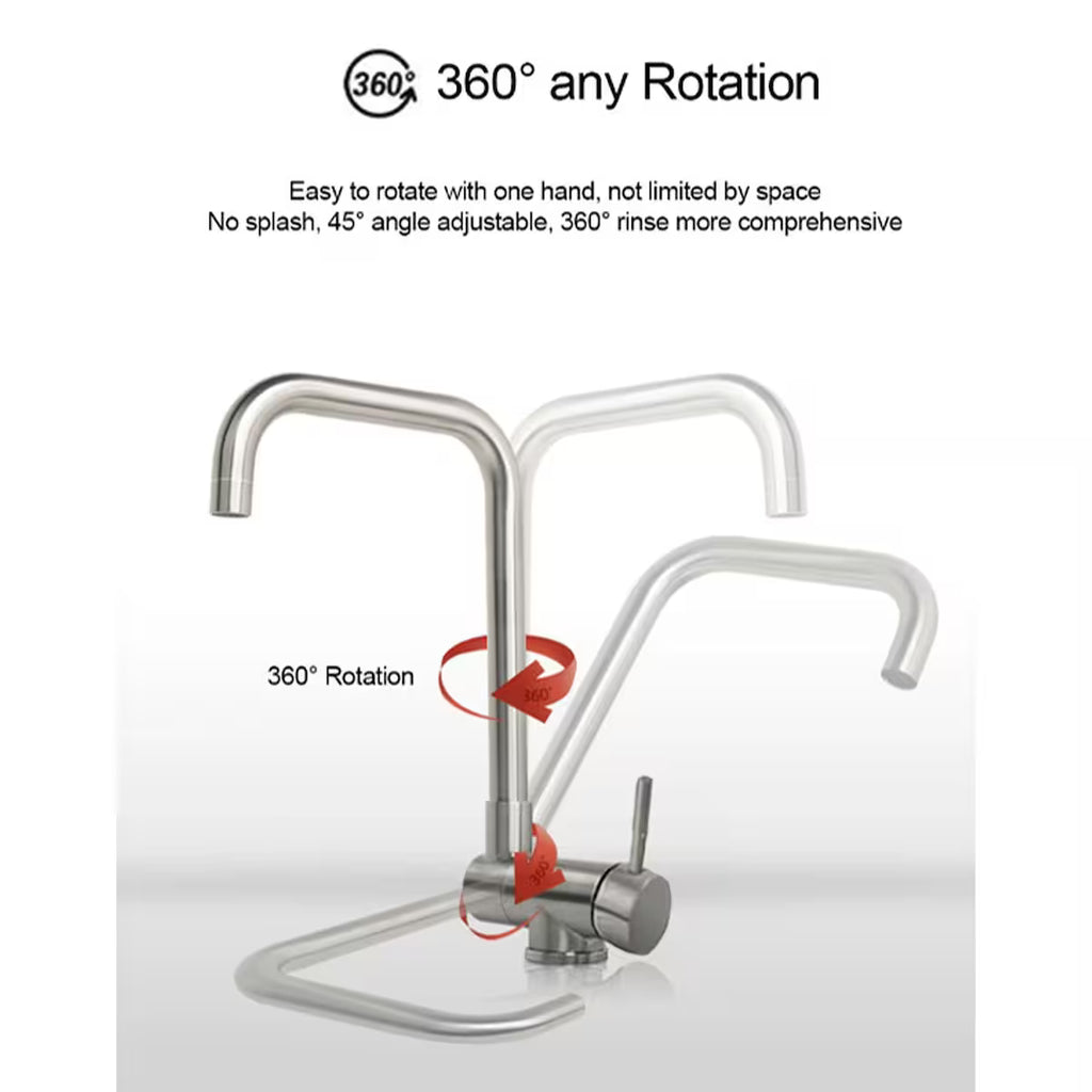 16 X 18-in Dual-Mount 304 Stainless Steel Outdoor Sink W/ Folding Faucet, Cover, Drain & Soap Pump
