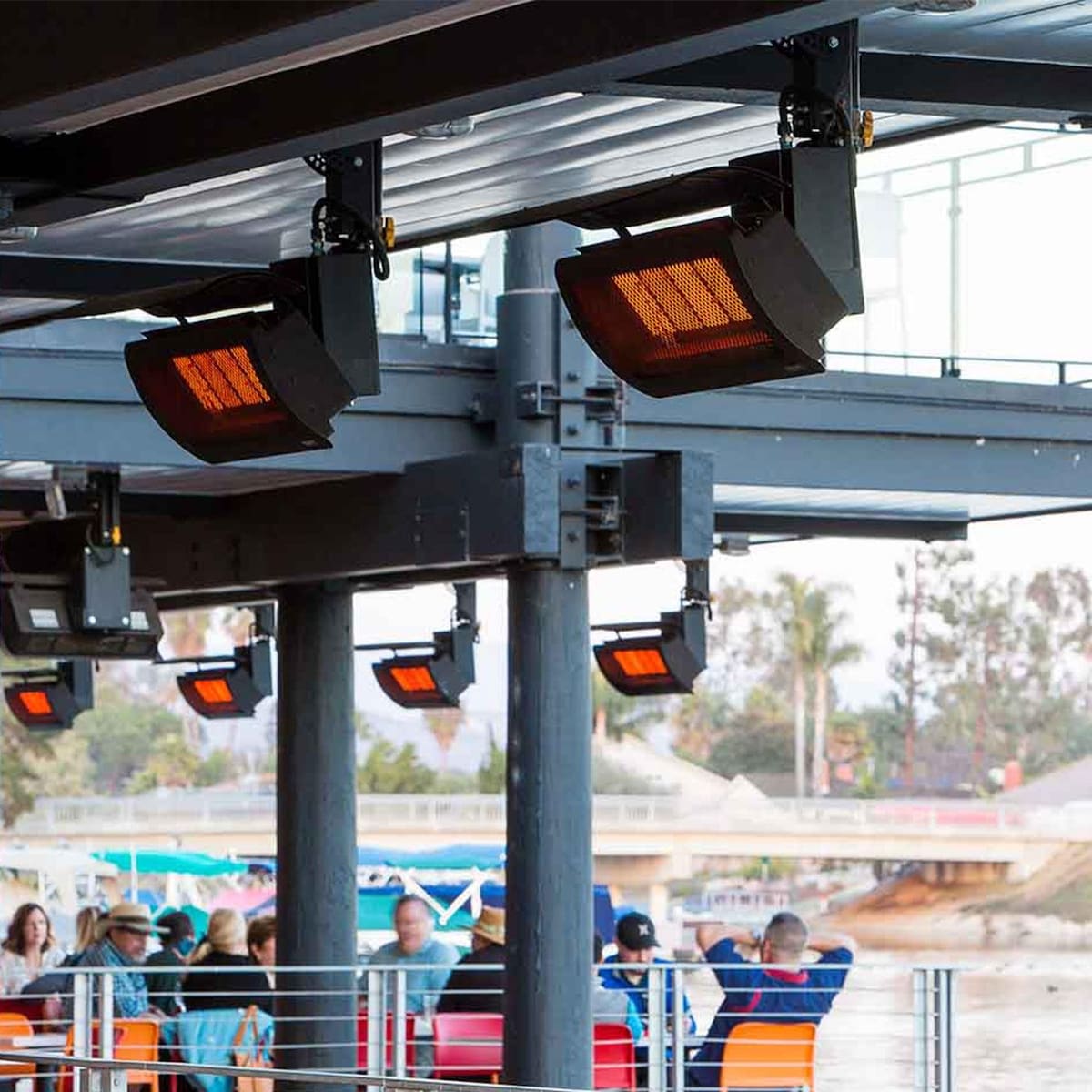 Bromic 41 1/8-in Ceiling Mount Pole For Platinum & Tungsten Smart-Heat Gas Heaters