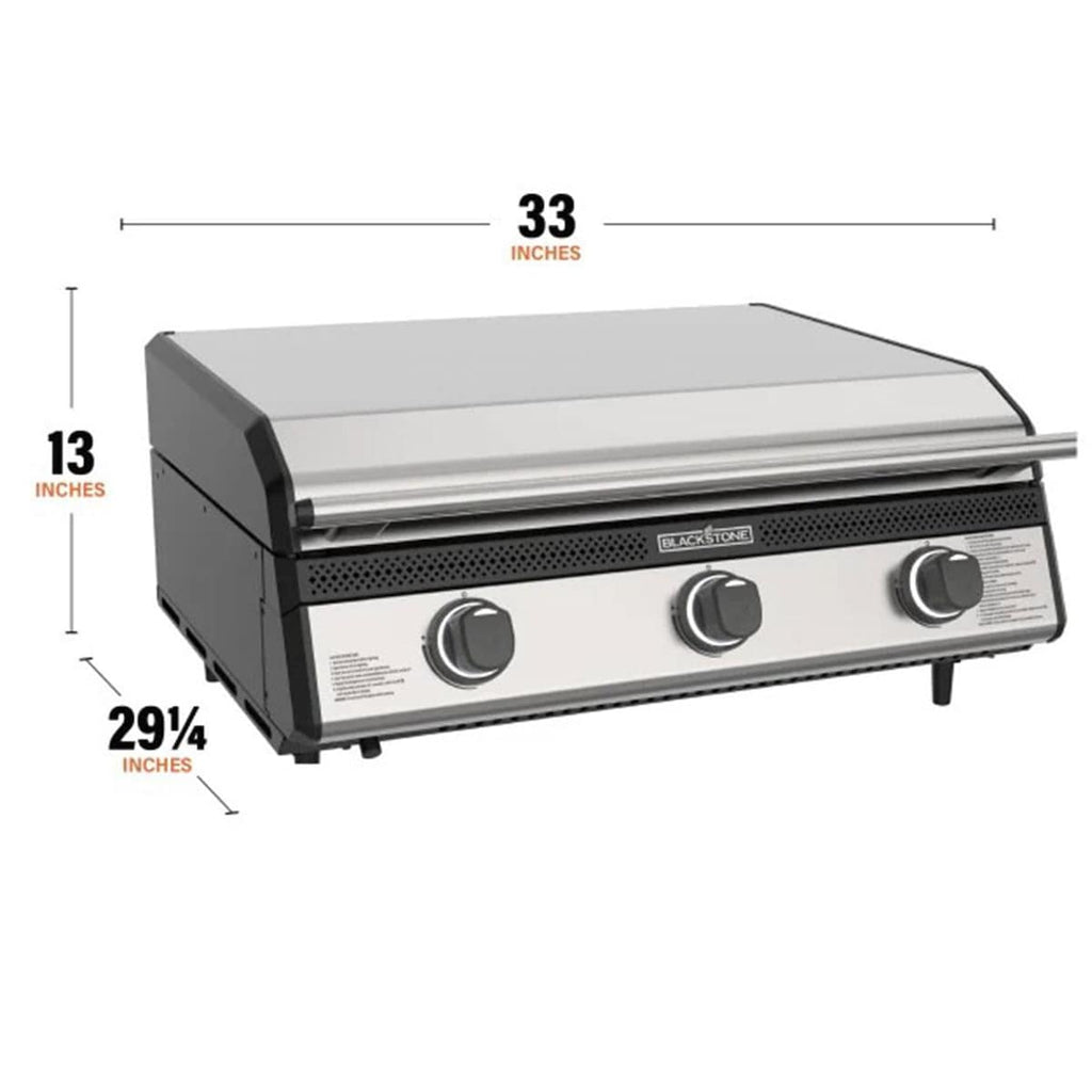 Blackstone 28-Inch XL Built-In Natural Gas Griddle W/Hood (6301)