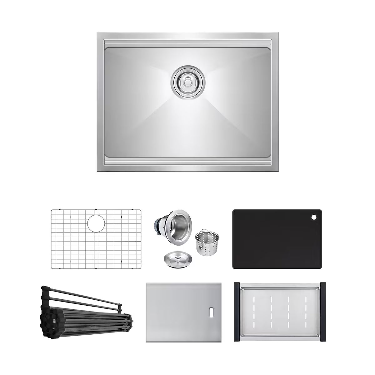 24-in Undermount Marine Grade 316 Stainless Steel Outdoor Sink
