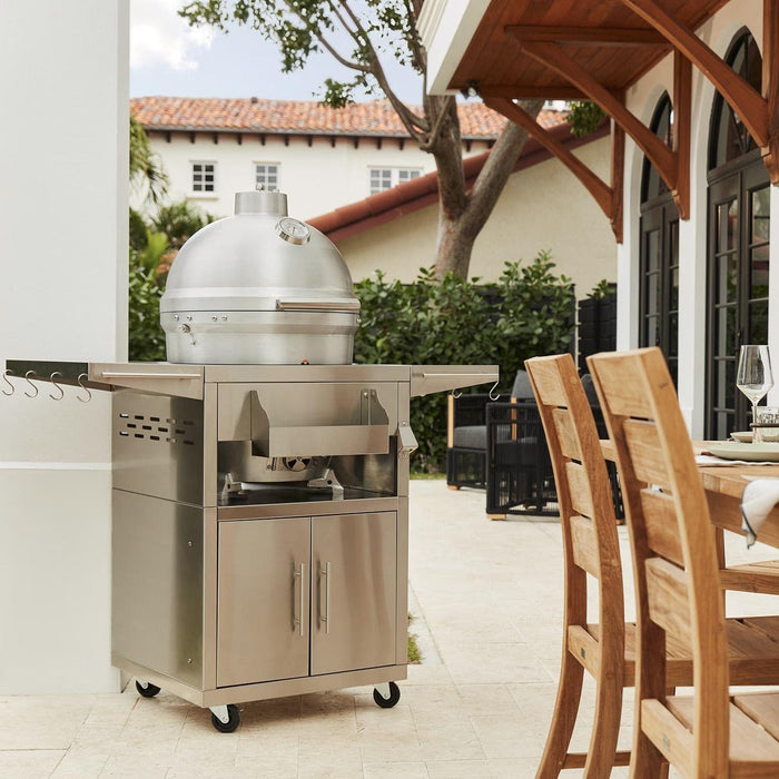Blaze 20-Inch Cast Aluminum Freestanding Kamado Grill (BLZ-20-KAMADO)