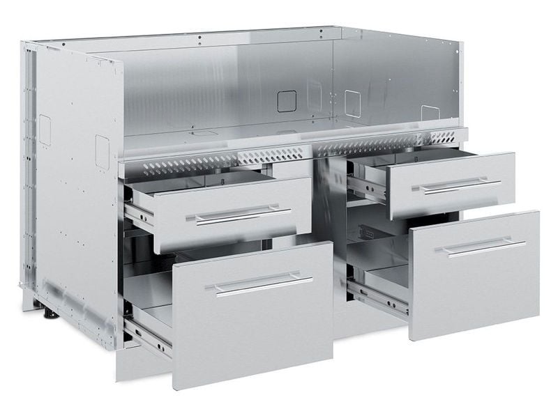 Broil King Imperial QS 590i 5-Burner Gas Grill Island With Rotisserie & Side Burner & iQue™ Technology Control