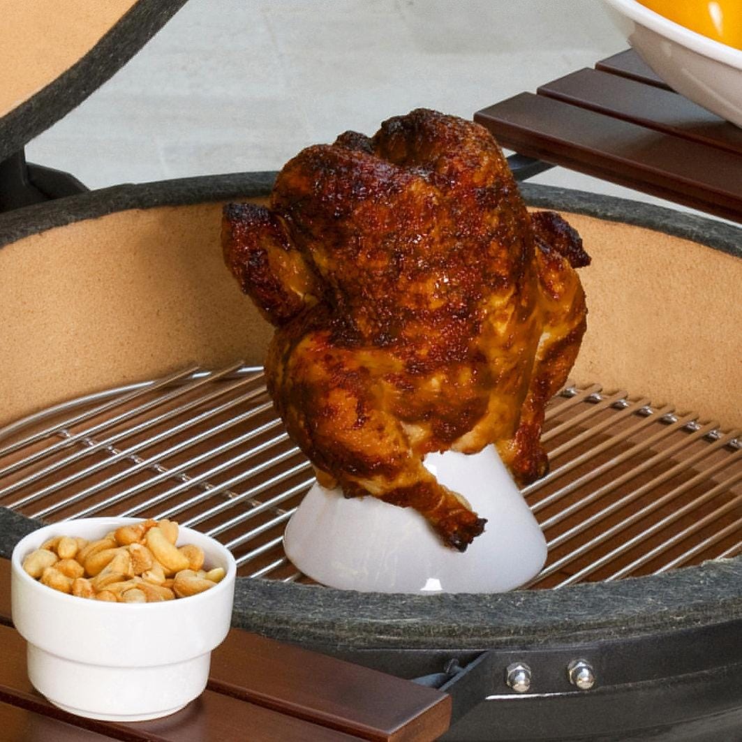 Versatile Primo Ceramic Turkey Sitter for Delicious Roasting
