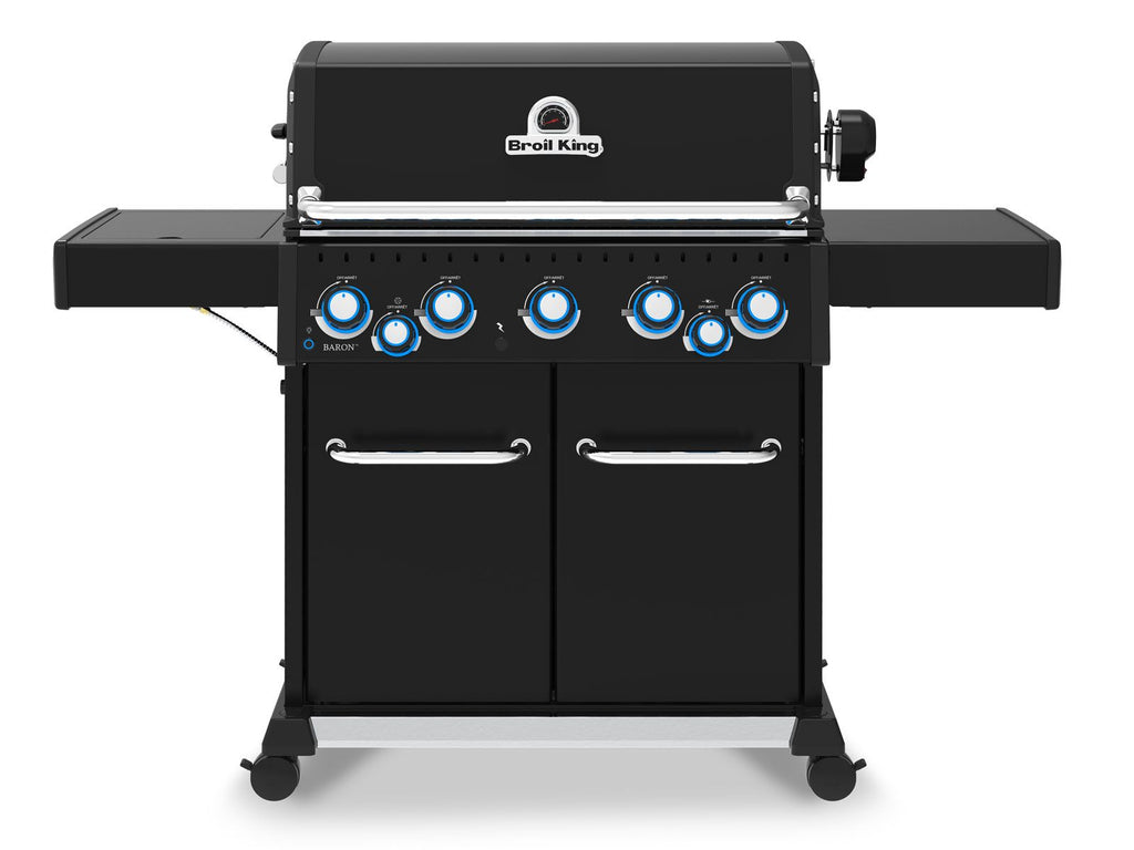 Broil King Baron 590 PRO 5-Burner Gas Grill with Rotisserie and Side Burner - Shadow