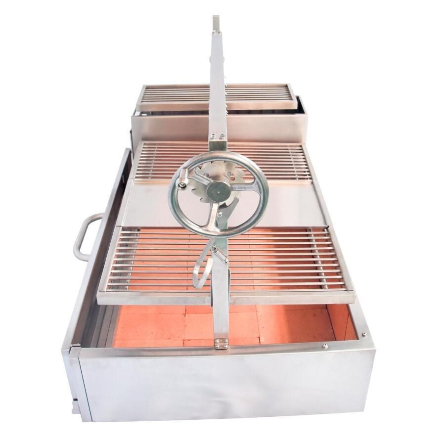 Tagwood BBQ XL Built-In Argentine Santa Maria Wood Fire & Charcoal Grill - BBQ25SS