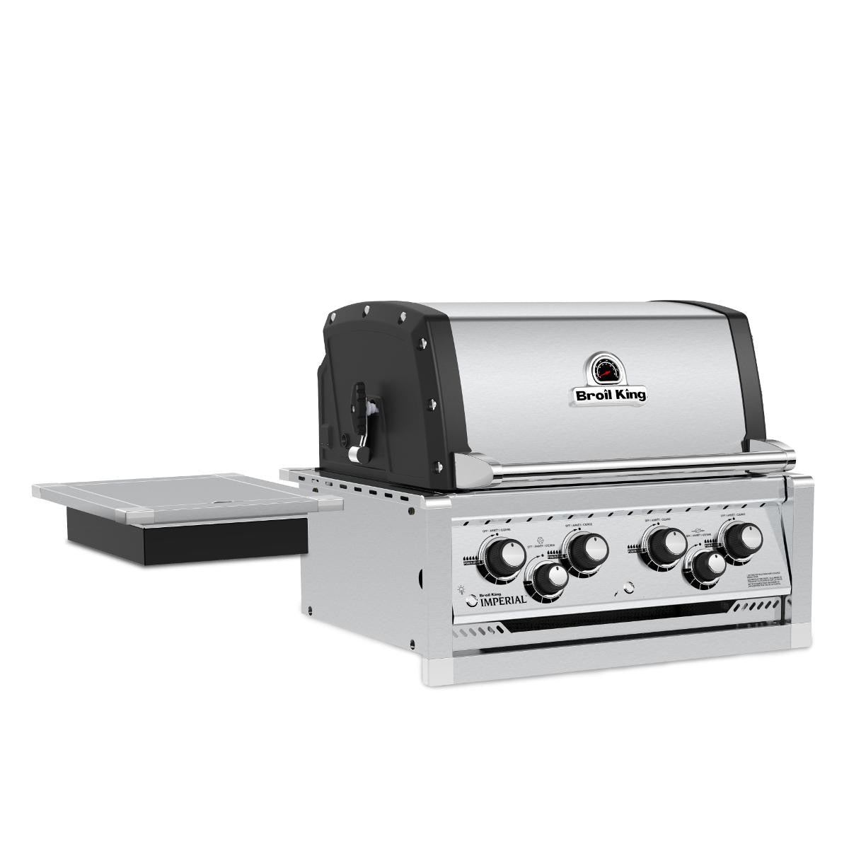 Broil King Imperial S490 4-Burner Built-In Gas Grill With Rotisserie & Side Burner