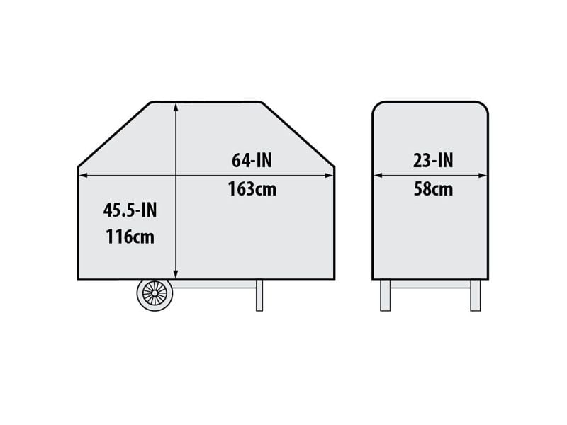 Broil King Grill Cover Premium Baron 500 Series