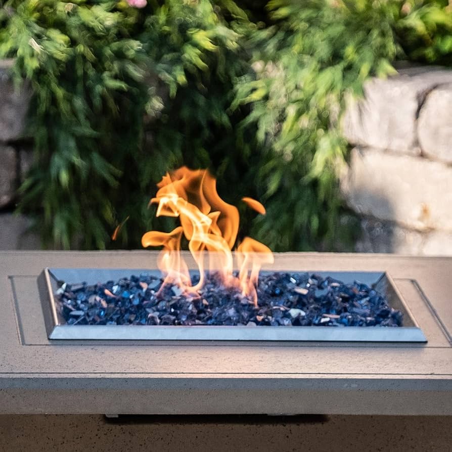 American Fyre Designs Cosmopolitan Square Chat Fire Table