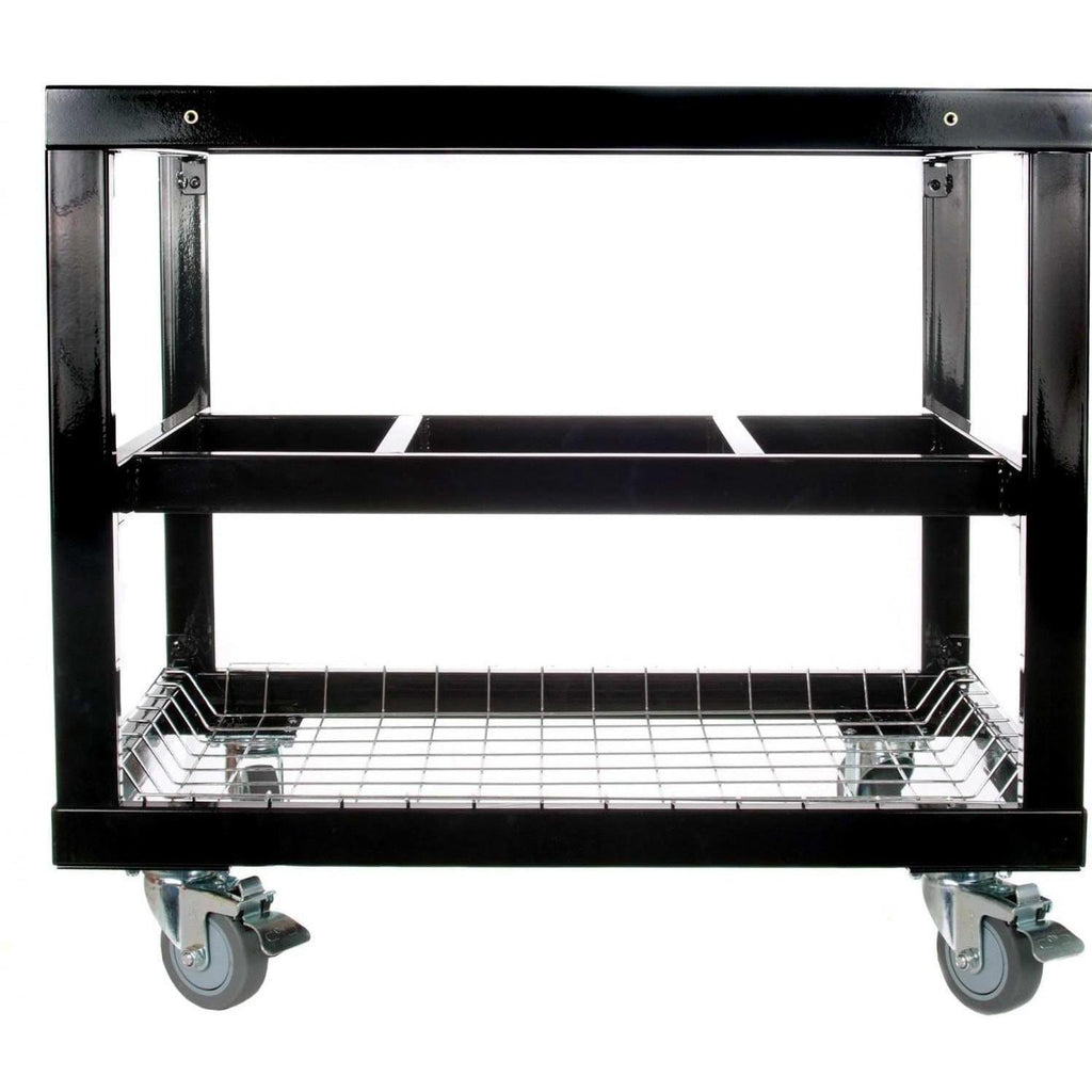 Jack Daniels Oval XL 400 Ceramic Kamado Grill with Steel Cart