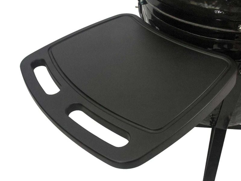 Primo All-In-One Oval Junior Ceramic Kamado Charcoal Grill With Cradle and Side Shelves