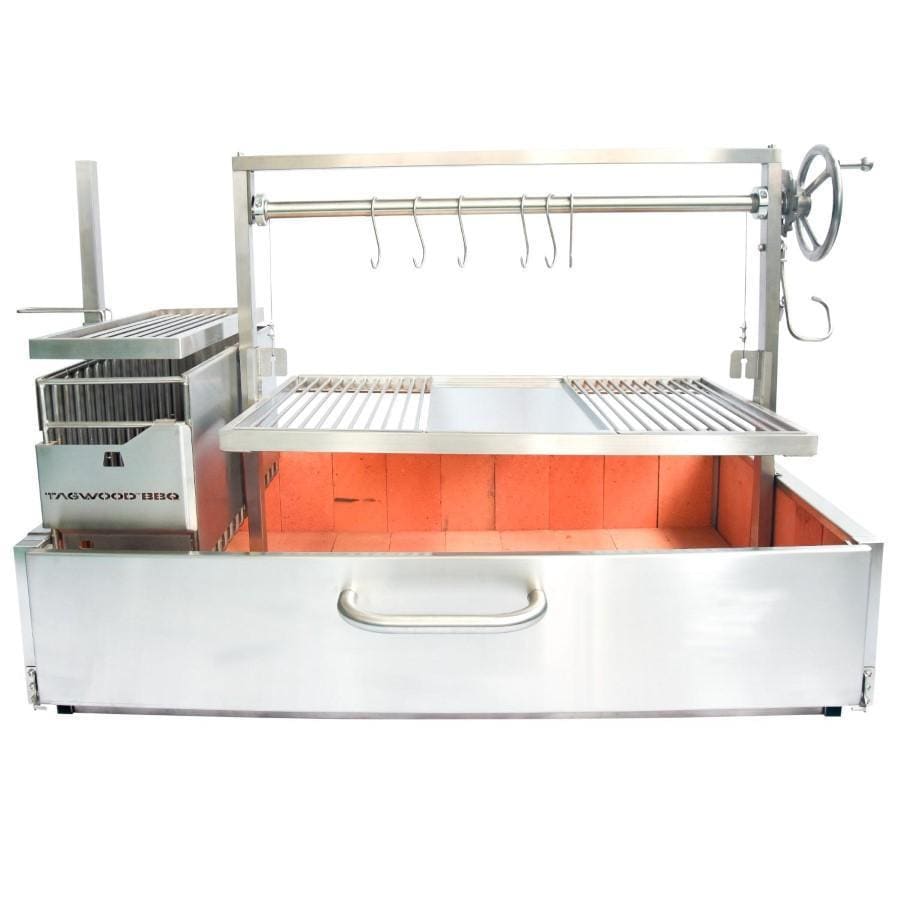 Tagwood BBQ XL Built-In Argentine Santa Maria Wood Fire & Charcoal Grill - BBQ25SS