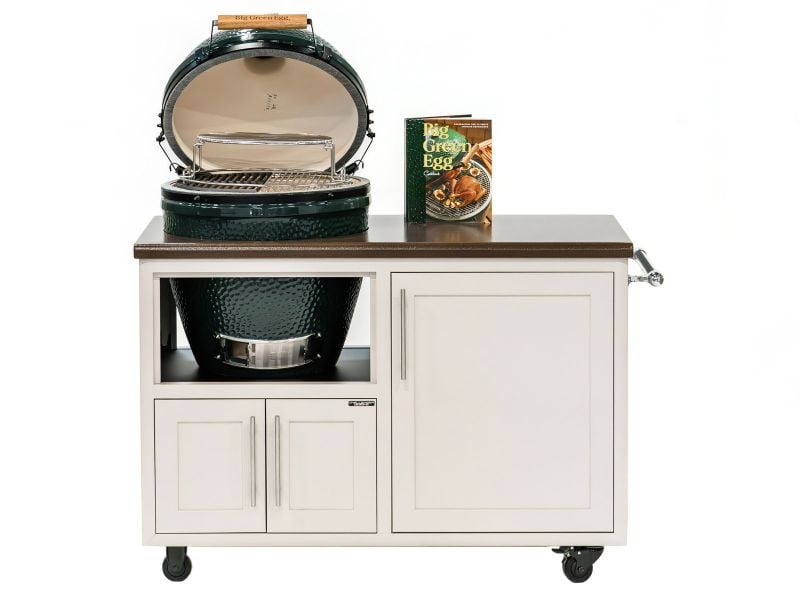 Challenger Designs 4-Ft Outdoor Kitchen Cart for Ceramic Grills