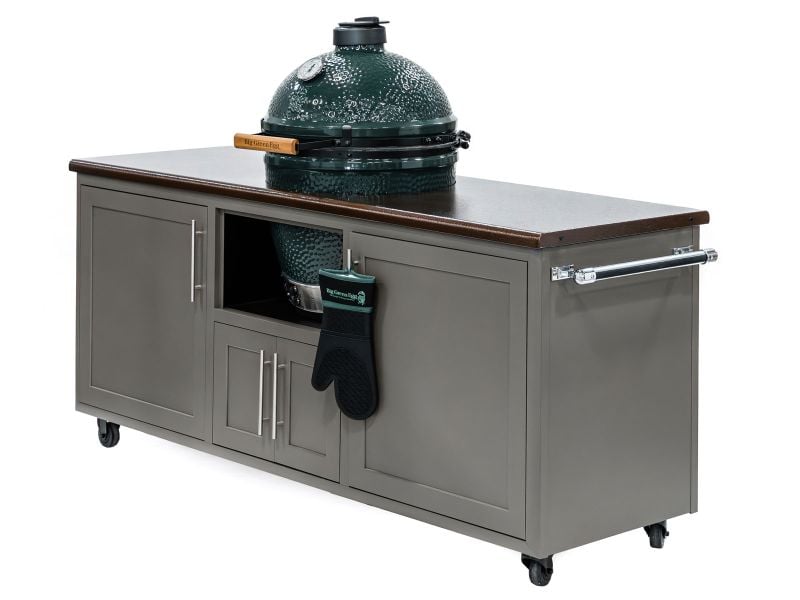 Challenger Designs 6 3/8-Ft Outdoor Kitchen Cart for Ceramic Grills