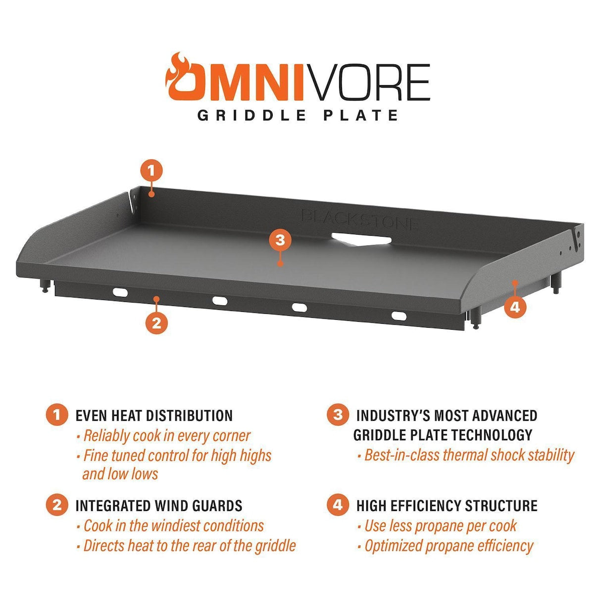 Blackstone 36-Inch Built-In Natural Gas Griddle W/Hood - 6303