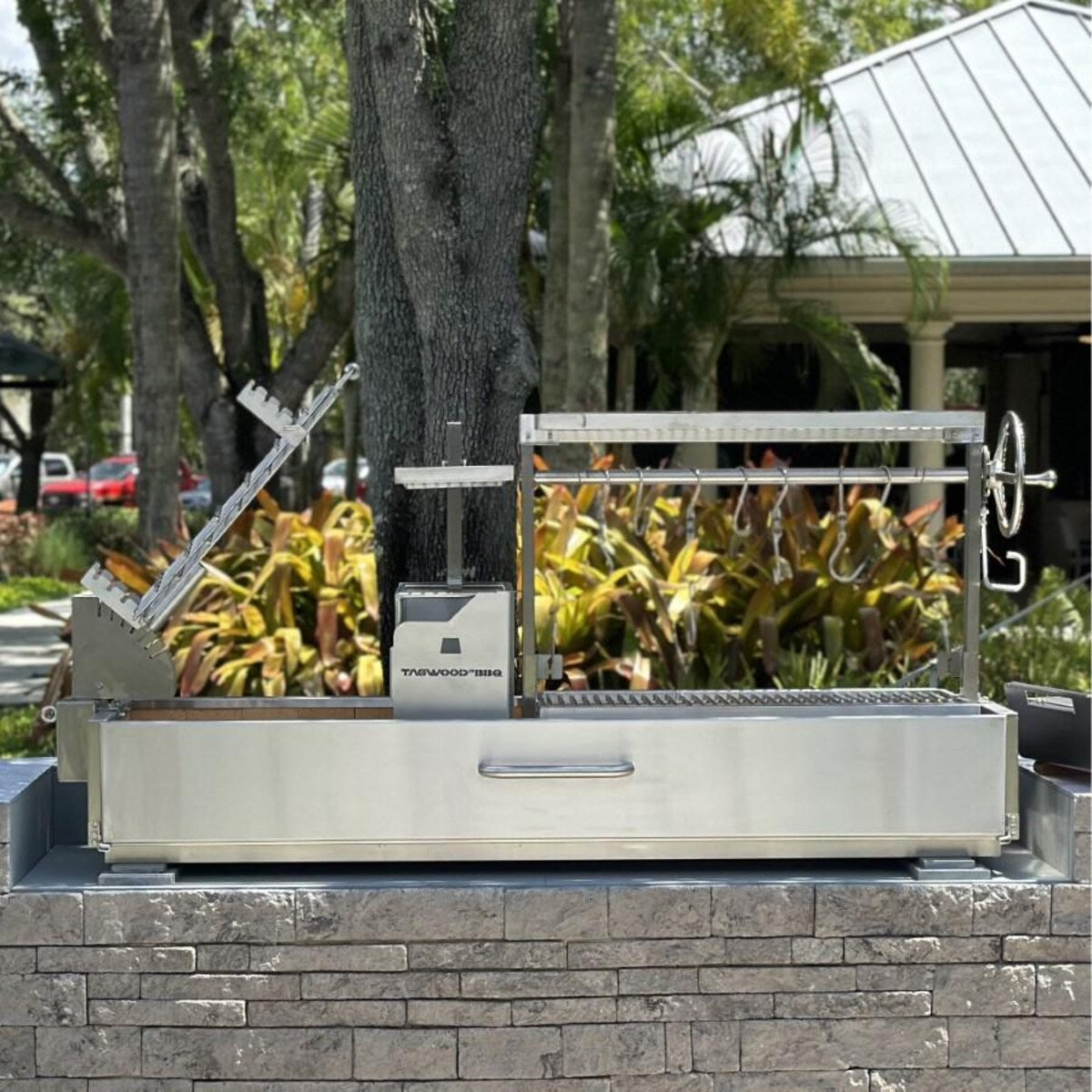 Tagwood BBQ Argentine Santa Maria Wood Fire & Charcoal Grill - BBQ08SS