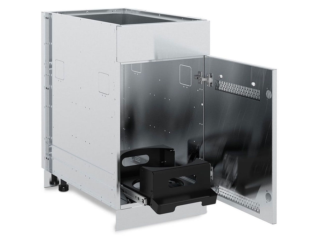 Broil King Stainless Steel Tank & Side Burner Cabinet