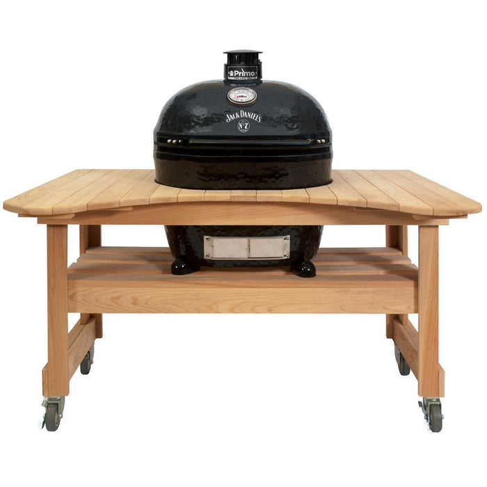 Jack Daniel's Edition Oval XL 400 Ceramic Kamado Grill with Stainless Steel Grates