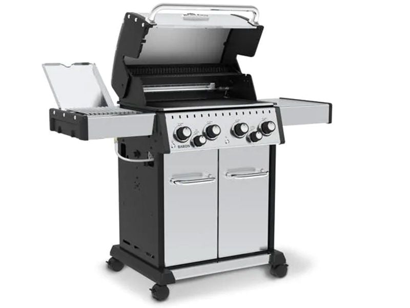 Broil King Baron S 490 PRO IR 4-Burner Gas Grill With Rotisserie and Sear Station