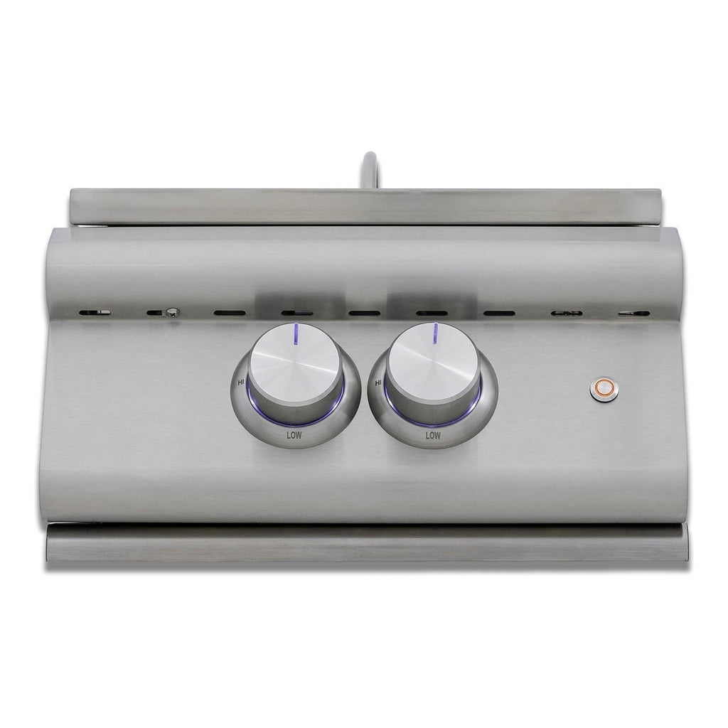 Blaze LTE High Performance Built-In Power Burner with Wok Ring & Stainless Steel Lid