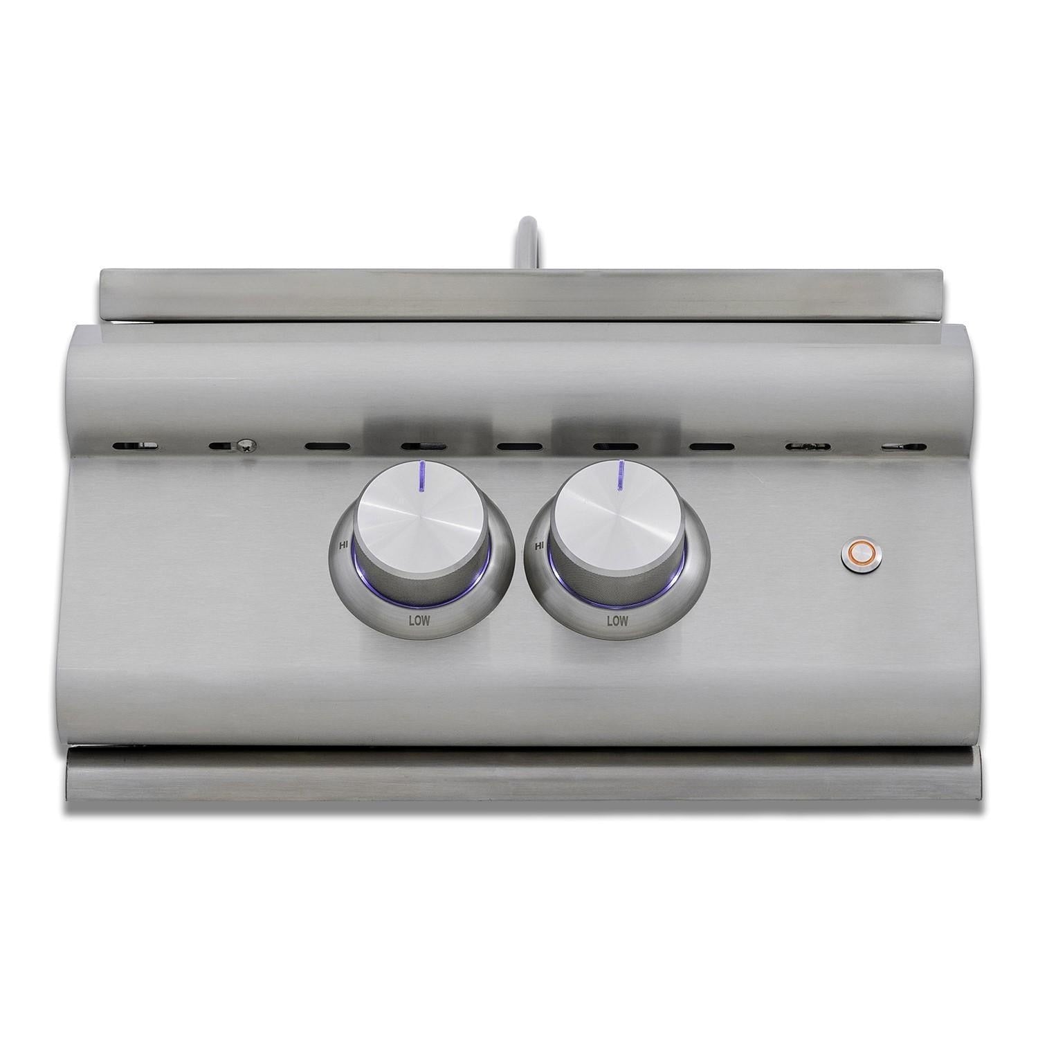 Blaze LTE High Performance Built-In Power Burner with Wok Ring & Stainless Steel Lid