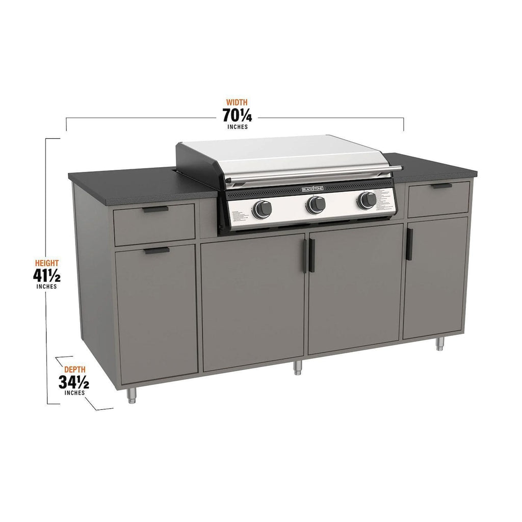 Blackstone 70 Inch Built-In Natural Gas Griddle Island - KT24021