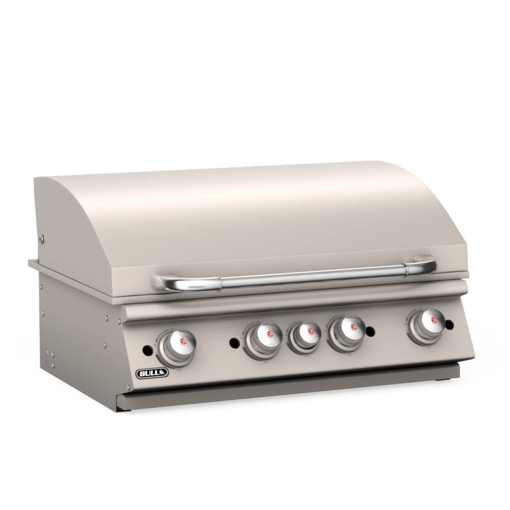 Bull Grills 30-Inch Stockman Commercial Style Stainless Steel 4-Burner Built-In Gas Griddle (92008/9)