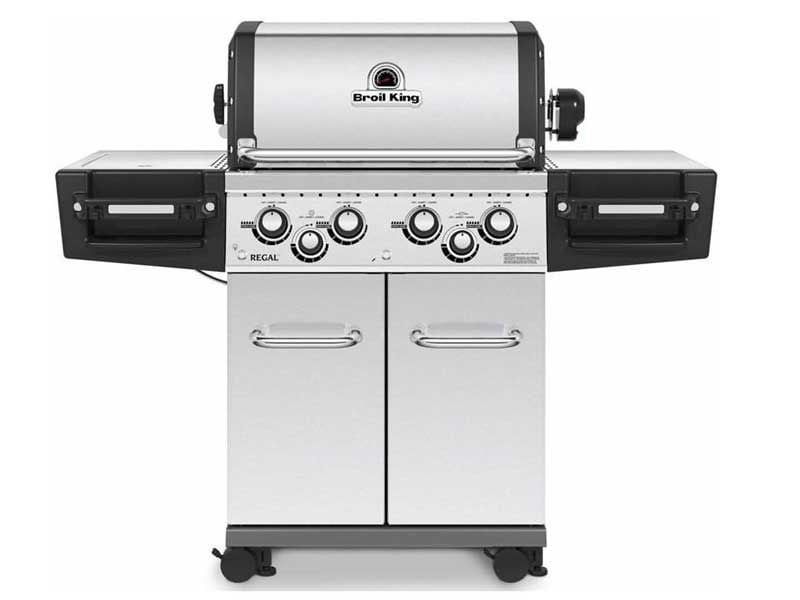 Broil King Regal S490 Pro IR 4-Burner Gas Grill With Rotisserie & Infrared Side Burner