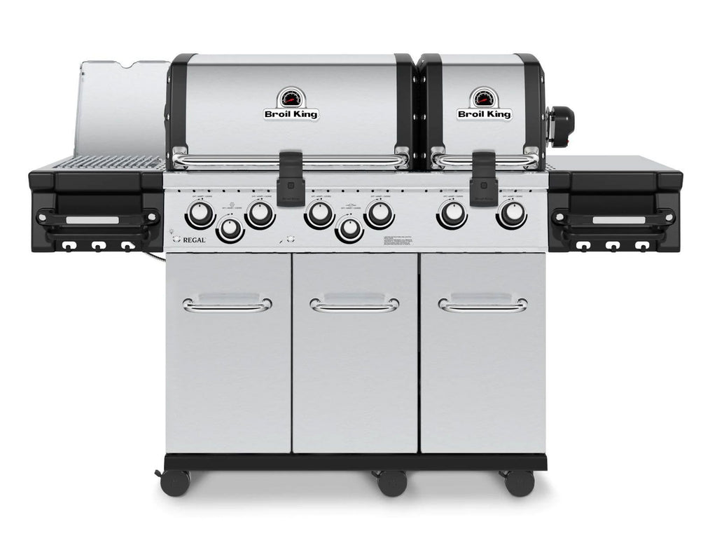 Broil King Regal S 690 PRO IR 6-Burner Gas Grill With Rotisserie & Infrared Side Burner